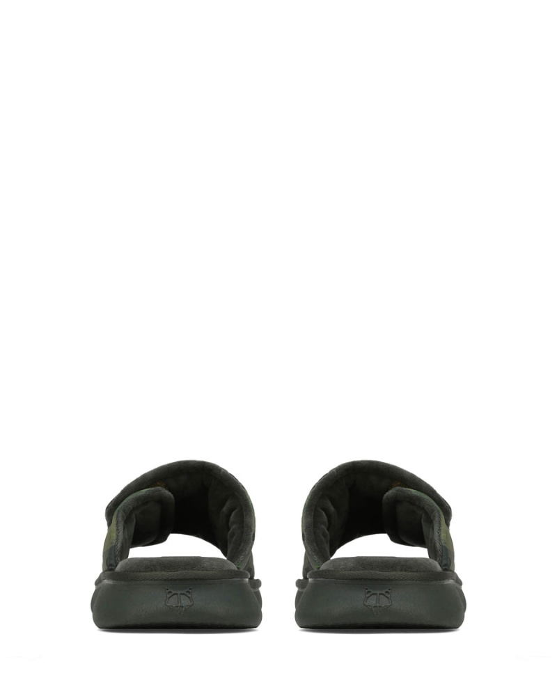 Naked Wolfe Alaska Badeslippers Heren Groen Zwart | BSY6179MX