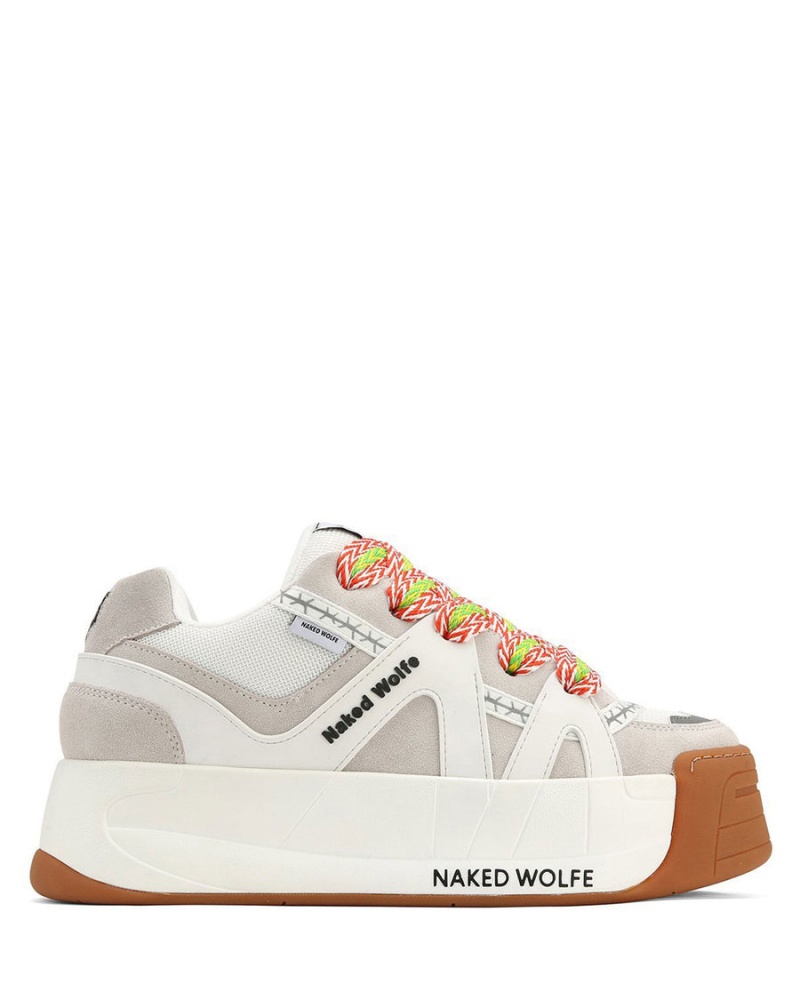 Naked Wolfe Badslippers Sneakers Heren Wit | JKO8139VQ