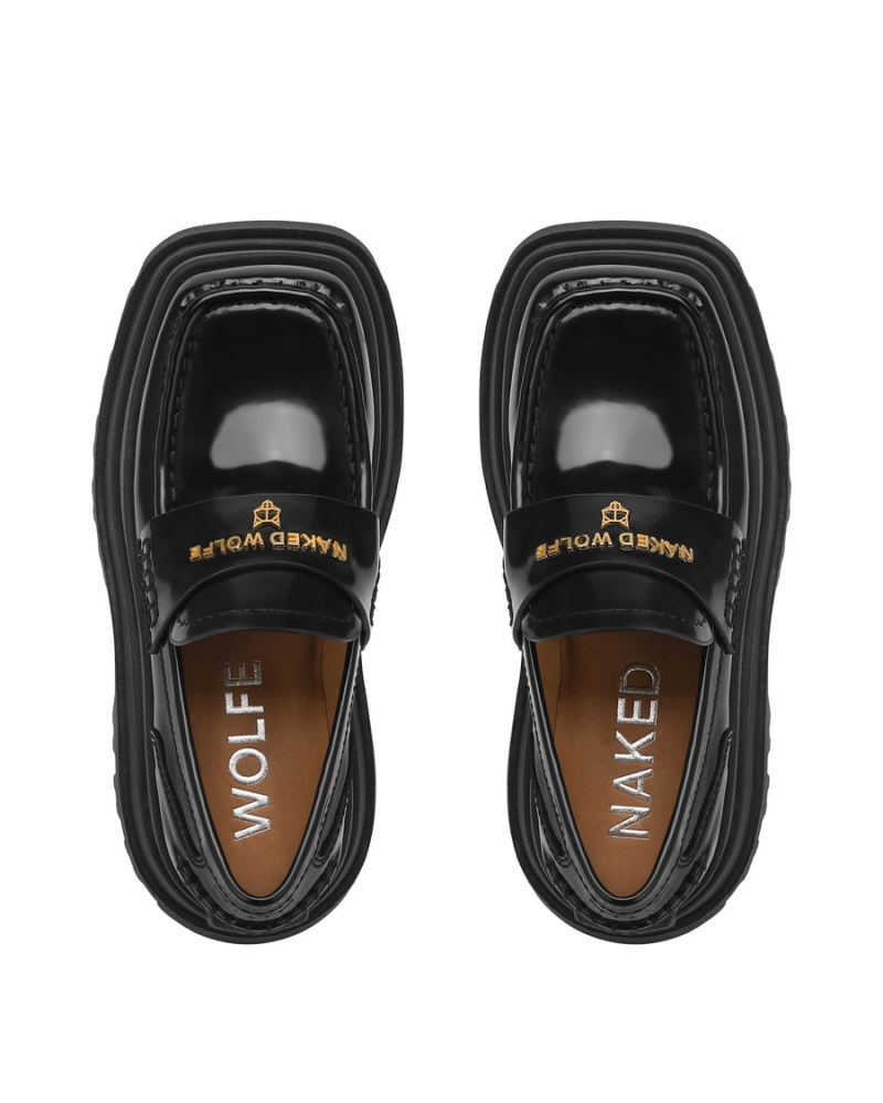Naked Wolfe Delusion Box Loafers Dames Zwart | DZT9253NT