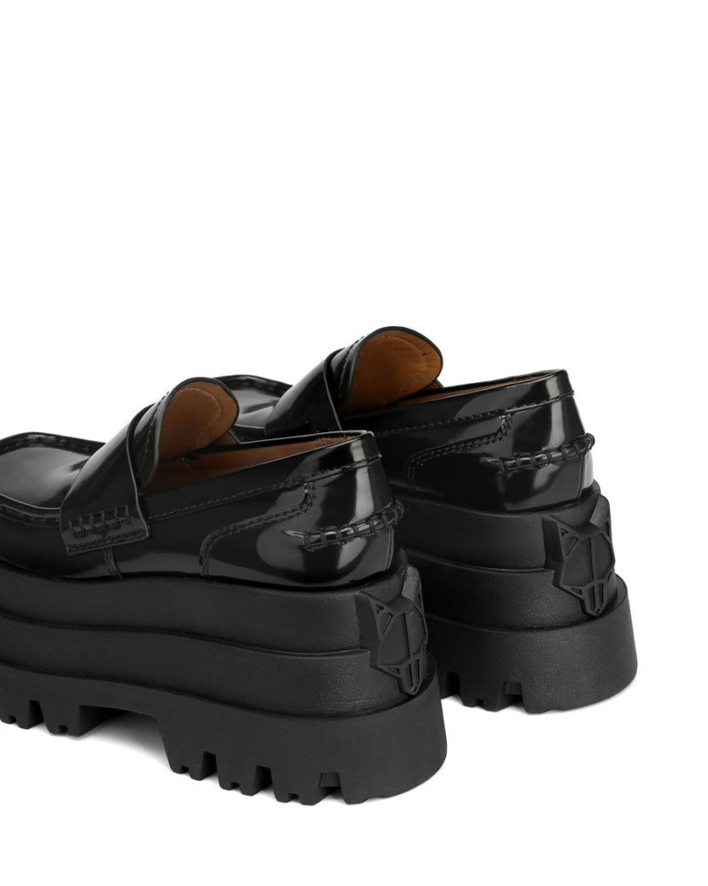Naked Wolfe Deluxe Box Loafers Dames Zwart | NEI1828VE