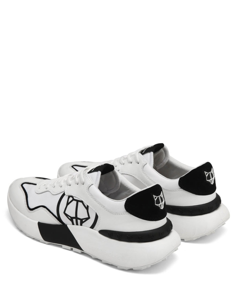 Naked Wolfe Drought Sneakers Heren Wit Zwart | LBM4866DM