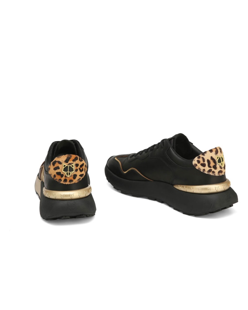 Naked Wolfe Drought Sneakers Heren Zwart Goud | PZD4225WZ
