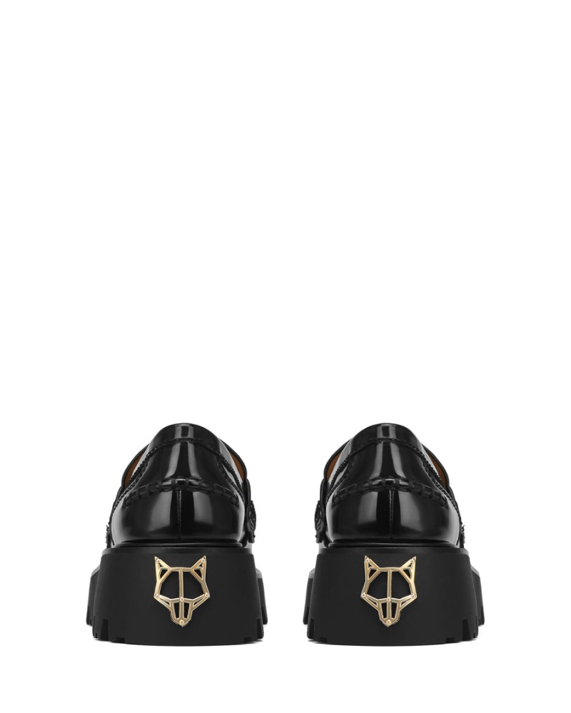 Naked Wolfe Flawed Box Loafers Dames Zwart | HWJ782RN