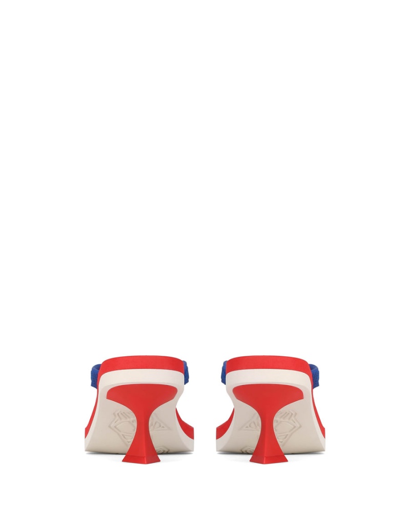 Naked Wolfe Foxy Hakken Sandalen Dames Rood Blauw | JGR194LP