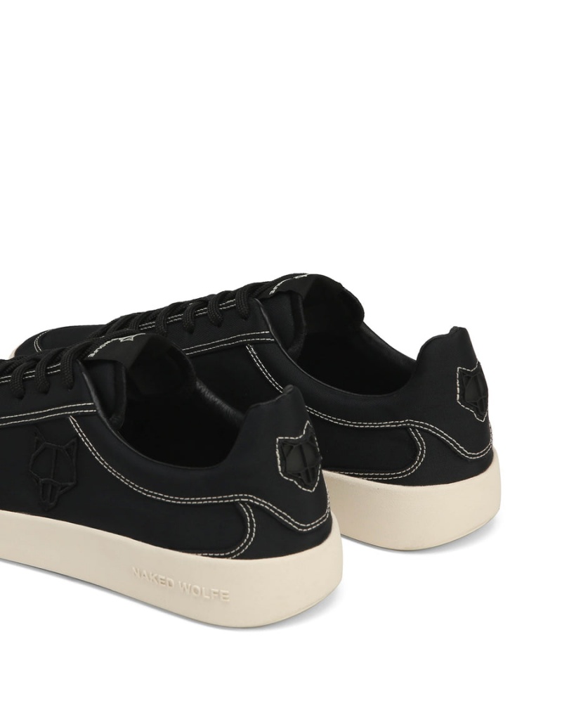 Naked Wolfe Portofino Nylon Sneakers Heren Zwart | CUH3350SJ