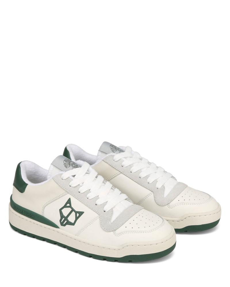 Naked Wolfe Ravenn Sneakers Dames Wit Grijs Groen | QQR7222PB