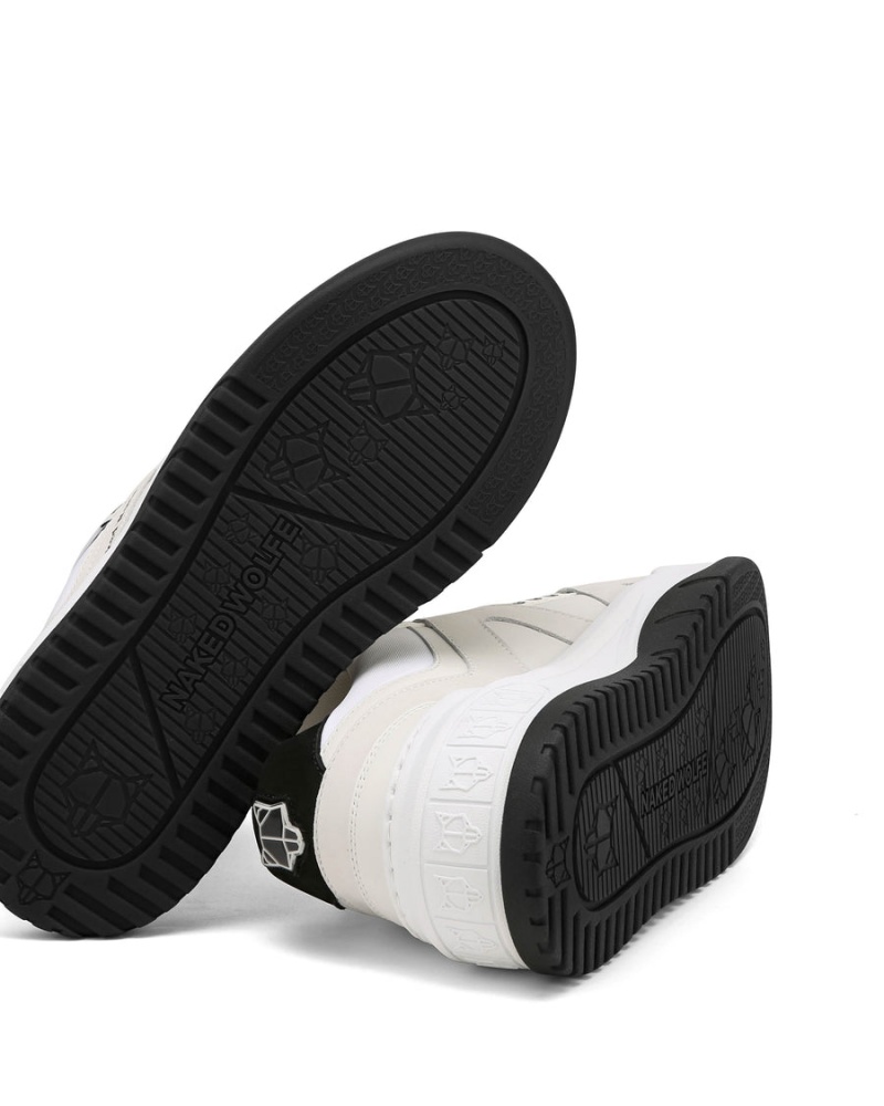 Naked Wolfe Skating Suede Sneakers Dames Wit Grijs | XGQ9896EZ