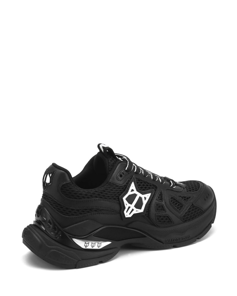 Naked Wolfe Smash Double Mesh Sneakers Dames Zwart | MOT9157KA