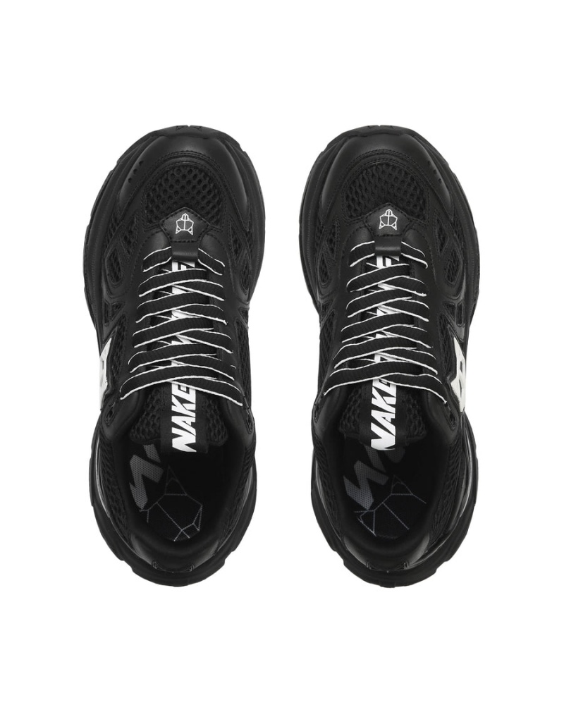 Naked Wolfe Smash Double Mesh Sneakers Dames Zwart | MOT9157KA
