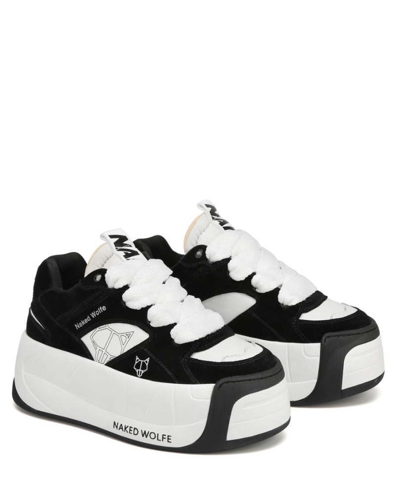 Naked Wolfe Snatch Sneakers Dames Zwart | NKD109MP