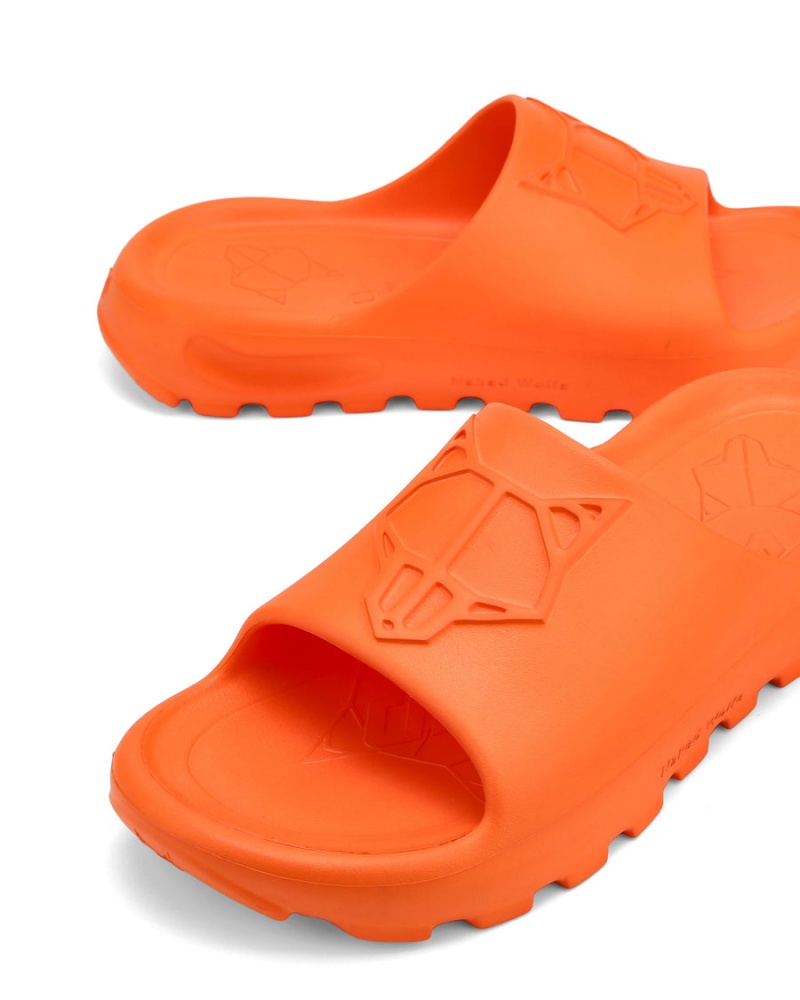 Naked Wolfe Tommy Badeslippers Heren Oranje | NTA10049CD